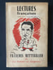 LECTURES FRANCAISES-NUMERO SPECIAL-OCTOBRE 1958-FRANCOIS MITTERRAND OU "CET HOMME EST DANGEREUX". 