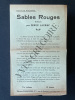 SABLES ROUGES. SERGE LAURAC