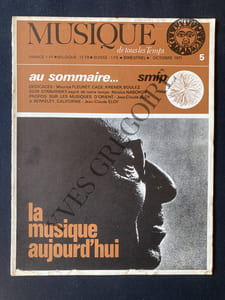 MUSIQUE DE TOUS LES TEMPS-N°5-OCTOBRE 1971