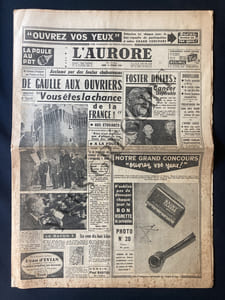 L'AURORE-N°4490-LUNDI 16 FEVRIER 1959
