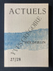 ACTUELS-N°27/28-HIVER 84/85-HOLDERLIN. 