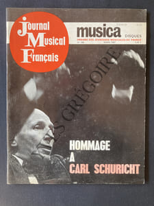 JOURNAL MUSICAL FRANCAIS-N°155-MARS 1967