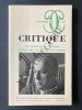 CRITIQUE-N°414-NOVEMBRE 1981-LA TERRE ET LA GUERRE DANS L'OEUVRE DE CLAUDE SIMON. 