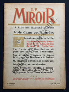 LE MIROIR-DIMANCHE 12 AVRIL 1914