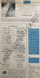 ELLE-N°606-5 AOUT 1957