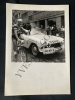 PHOTOGRAPHIE-TOUR DE FRANCE 1958-VOITURE SERVICE MEDICAL. 
