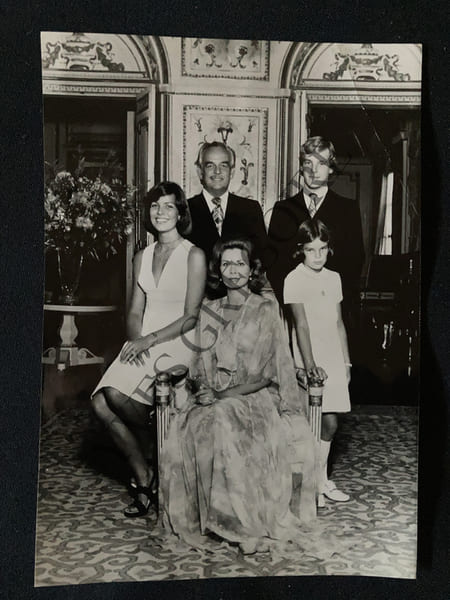 PHOTOGRAPHIE-FAMILLE PRINCIERE DE MONACO-GIANNI BOZZACHI. 