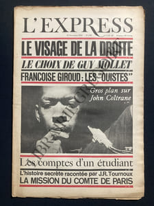 L'EXPRESS-N°596-15 NOVEMBRE 1962-JOHN COLTRANE