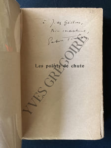 LES POINTS DE CHUTE