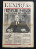 L'EXPRESS-N°605-17 JANVIER 1963-CHARLES DE GAULLE. 