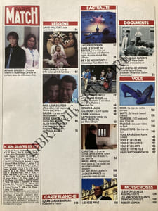 PARIS MATCH-N°1874-26 AVRIL 1985-CHRISTINE VILLEMIN/MARIE-ANGE LAROCHE