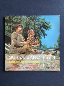 DISQUE 45 TOURS-SUR LE BANC-N°4-SOUVENIRS D'ENFANCE