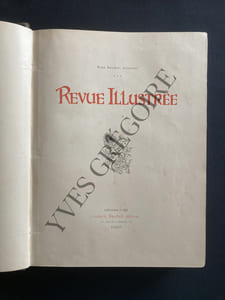 REVUE ILLUSTREE-DU N°1-15 DECEMBRE 1899 AU N°14-30 JUIN 1900