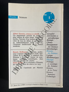 ALBERT EINSTEIN Créateur et rebelle. BANESH HOFFMANN