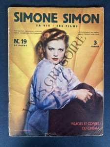 VISAGES ET CONTES DU CINEMA-N°19-SIMONE SIMON-SA VIE-SES FILMS