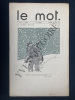 LE MOT-N°14-SAMEDI 13 MARS 1915. 