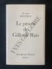 LE PROCES DE GILLES DE RAIS. GEORGES BATAILLE