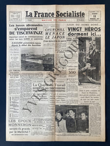 LA FRANCE SOCIALISTE-N°2-MARDI 11 NOVEMBRE 1941