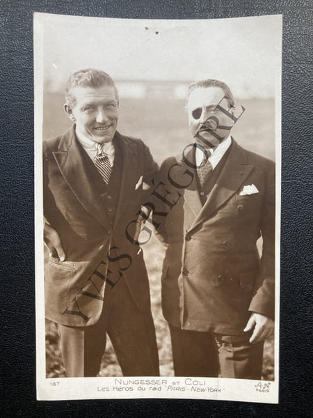NUNGESSER ET COLI-CARTE POSTALE. 