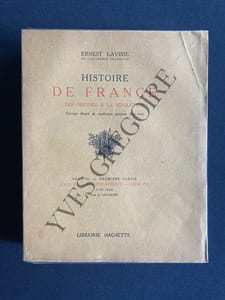 HISTOIRE DE FRANCE DES ORIGINES A LA REVOLUTION-TOME III-PREMIERE PARTIE-LOUIS VII-PHILIPPE AUGUSTE-LOUIS VIII (1137-1226)