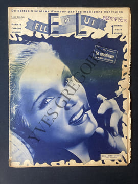 ELLE ET LUI-N°20-20 JUILLET 1937-ELIZABETH RUSSEL. undefined