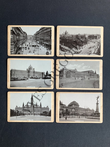 18 PHOTOGRAPHIES DE VIENNE-1899. 
