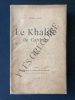 LE KHALIFE DE CARTHAGE. HENRI MAZEL