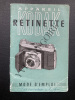 MODE D'EMPLOI APPAREIL KODAK RETINETTE. 