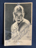 DEVA DASSY-CARTE POSTALE AVEC DEDICACE. 