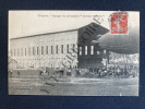 CARTE POSTALE-TRILPORT-HANGAR DU DIRIGEABLE "COLONEL RENARD". 