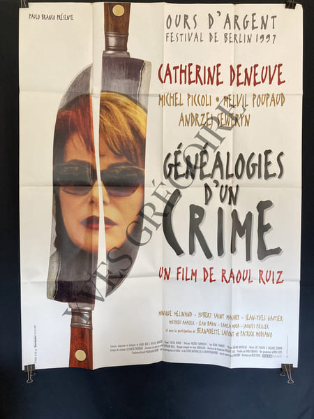 GENEALOGIES D'UN CRIME-FILM DE RAOUL RUIZ-AFFICHE GRAND FORMAT. 