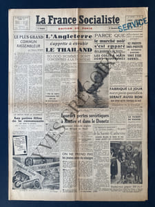 LA FRANCE SOCIALISTE-N°18-SAMEDI 29 ET DIMANCHE 30 NOVEMBRE 1941