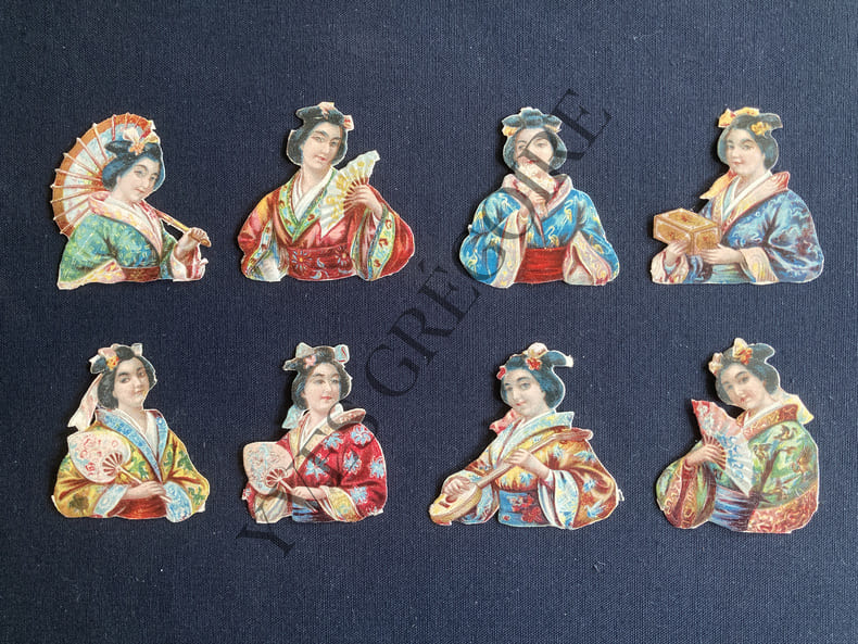 8 DECOUPIS JAPONAISE. 