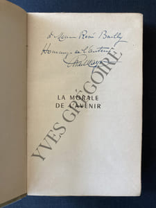 LA MORALE DE L'AVENIR