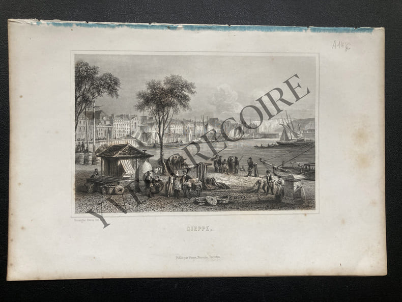GRAVURE DIEPPE-ROUARGUE. 