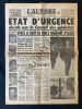L'AURORE-N°5173-DIMANCHE 23 AVRIL 1961-EDITION SPECIALE ALGERIE. 