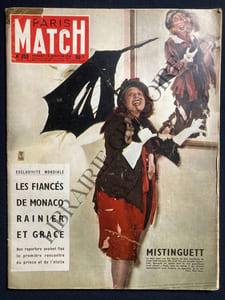 PARIS MATCH-N°353-14 JANVIER 1956-MISTINGUETT