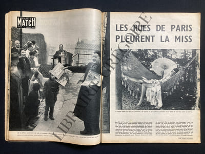 PARIS MATCH-N°353-14 JANVIER 1956-MISTINGUETT