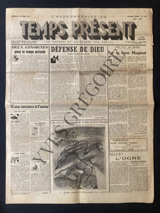TEMPS PRESENT-N°99-VENDREDI 20 OCTOBRE 1939