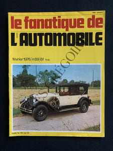 LE FANATIQUE DE L'AUTOMOBILE-N°89-FEVRIER 1976
