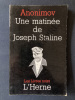 UNE MATINEE DE JOSEPH STALINE. ANONIMOV