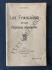 LES FRANCAISES DEVANT L'OPINION MASCULINE. AUREL