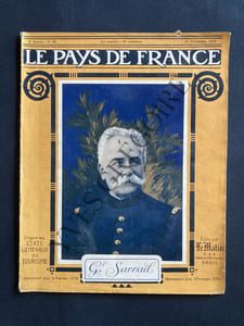 LE PAYS DE FRANCE-N°56-11 NOVEMBRE 1915-GENERAL SARRAIL