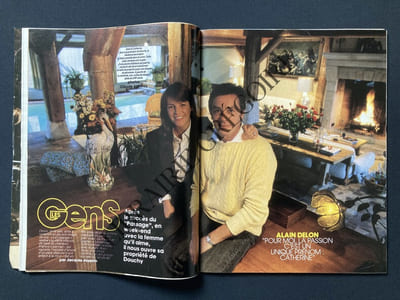PARIS MATCH-N°1960-19 DECEMBRE 1986-ALAIN DELON