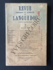 REVUE HISTORIQUE ET LITTERAIRE DU LANGUEDOC-N°2-15 AVRIL 1944. 