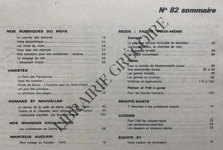 MARIE-CLAIRE-N°82-AOUT 1961-ELSA MARTINELLI