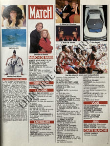 PARIS MATCH-N°2054-6 OCTOBRE 1988-CATHERINE DENEUVE ET GERARD DEPARDIEU