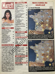 PARIS MATCH-N°1909-27 DECEMBRE 1985-CAROLINE DE MONACO