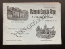 BROCHURE MAISON DE SANTE DE PICPUS-PARIS-. 