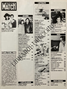 PARIS MATCH-N°1646-12 DECEMBRE 1980-CHANTAL GOYA/THIERRY LE LURON